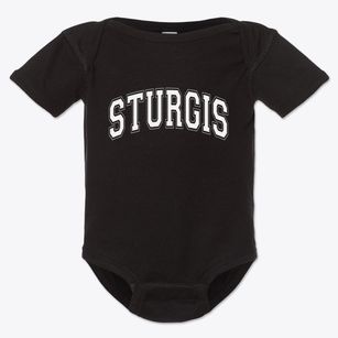 Sturgis Mississippi Varsity Baby Onesie
