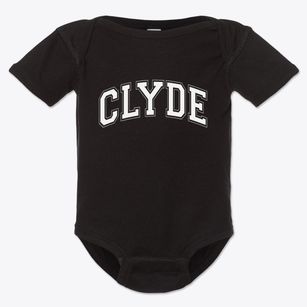Clyde New Jersey Varsity Baby Onesie