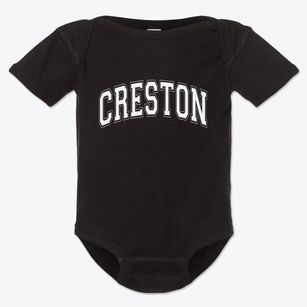 Creston Nebraska Varsity Baby Onesie