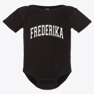 Frederika Iowa Varsity Baby Onesie