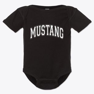 Mustang Texas Varsity Baby Onesie