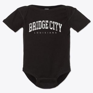 Bridge City Louisiana Urban Vibe Baby Onesie
