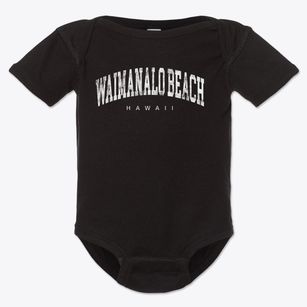 Waimanalo Beach Hawaii Urban Vibe Baby Onesie