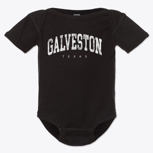 Galveston Texas Urban Vibe Baby Onesie