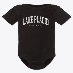 Lake Placid New York Urban Vibe Baby Onesie