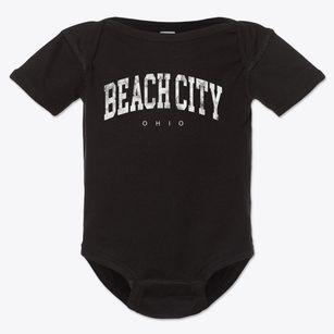 Beach City Ohio Urban Vibe Baby Onesie