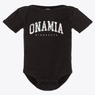 Onamia Minnesota Urban Vibe Baby Onesie
