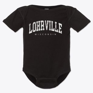 Lohrville Wisconsin Urban Vibe Baby Onesie