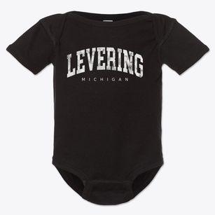 Levering Michigan Urban Vibe Baby Onesie