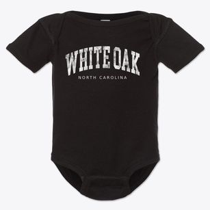 White Oak North Carolina Urban Vibe Baby Onesie