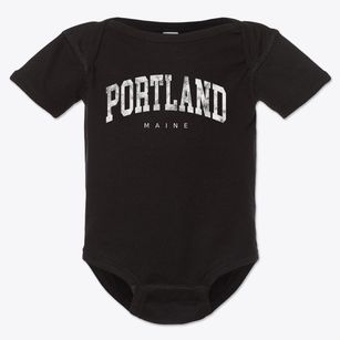 Portland Maine Urban Vibe Baby Onesie