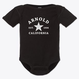 Arnold California Star Baby Onesie