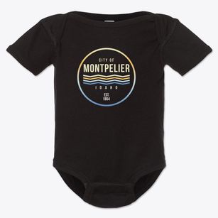 Montpelier Idaho Color Fade Baby Onesie