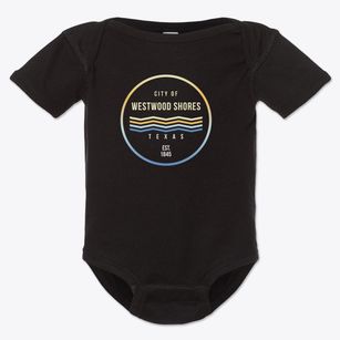 Westwood Shores Texas Color Fade Baby Onesie