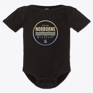 Norborne Missouri Color Fade Baby Onesie