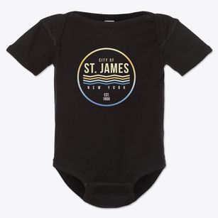 St. James New York Color Fade Baby Onesie
