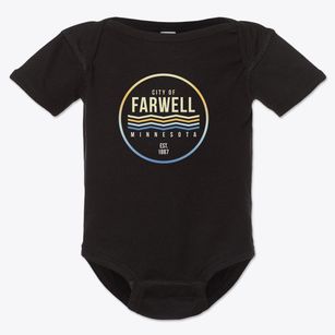 Farwell Minnesota Color Fade Baby Onesie