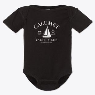 Calumet Minnesota Yacht Club Baby Onesie
