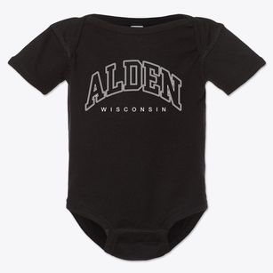 Alden Wisconsin Inline Baby Onesie