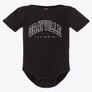 Grayville Illinois Inline Baby Onesie