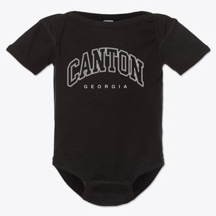 Canton Georgia Inline Baby Onesie
