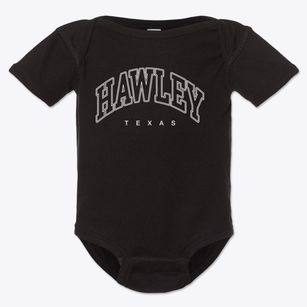 Hawley Texas Inline Baby Onesie