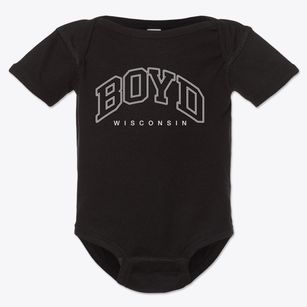Boyd Wisconsin Inline Baby Onesie