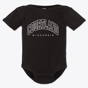Courtland Wisconsin Inline Baby Onesie
