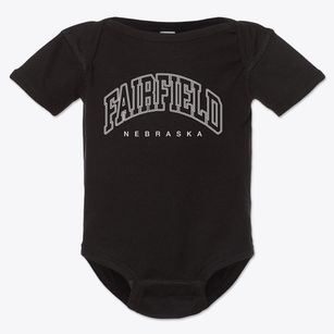 Fairfield Nebraska Inline Baby Onesie
