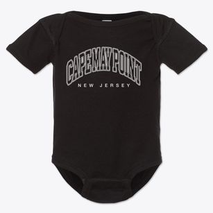 Cape May Point New Jersey Inline Baby Onesie