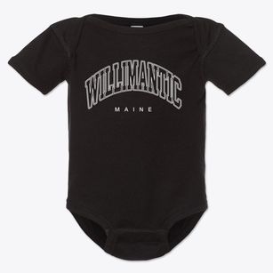Willimantic Maine Inline Baby Onesie