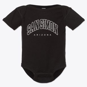 San Simon Arizona Inline Baby Onesie