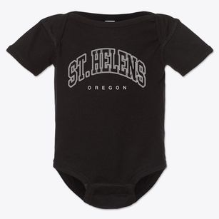 St. Helens Oregon Inline Baby Onesie