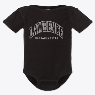 Lawrence Massachusetts Inline Baby Onesie