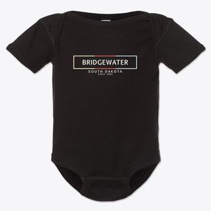 Bridgewater South Dakota Artbox Baby Onesie
