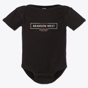 Branson West Missouri Artbox Baby Onesie
