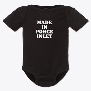 Ponce Inlet Florida Classic 70s Baby Onesie