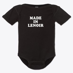 Lenoir North Carolina Classic 70s Baby Onesie