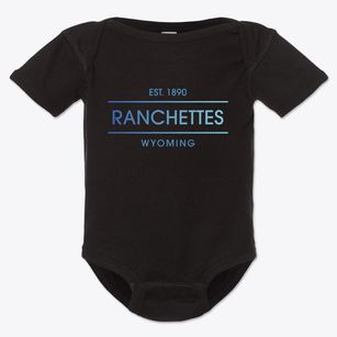 Ranchettes Wyoming Horizon Baby Onesie