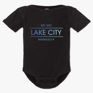 Lake City Minnesota Horizon Baby Onesie
