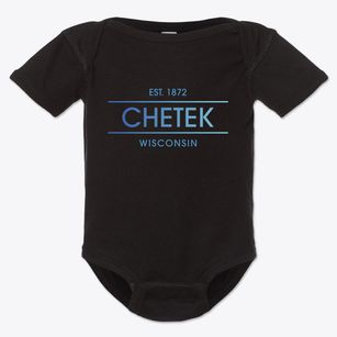 Chetek Wisconsin Horizon Baby Onesie