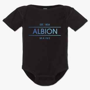 Albion Maine Horizon Baby Onesie