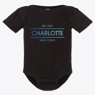Charlotte New York Horizon Baby Onesie