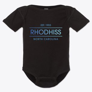 Rhodhiss North Carolina Horizon Baby Onesie