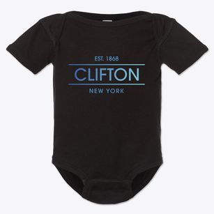 Clifton New York Horizon Baby Onesie