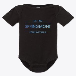 Springmont Pennsylvania Horizon Baby Onesie