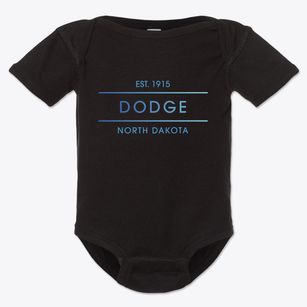 Dodge North Dakota Horizon Baby Onesie