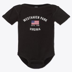 Westhaven Park Virginia Patriot Baby Onesie
