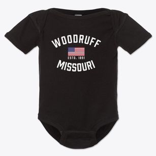Woodruff Missouri Patriot Baby Onesie