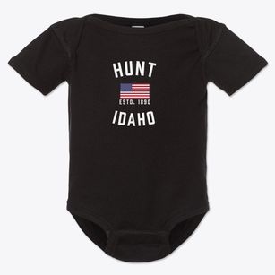 Hunt Idaho Patriot Baby Onesie